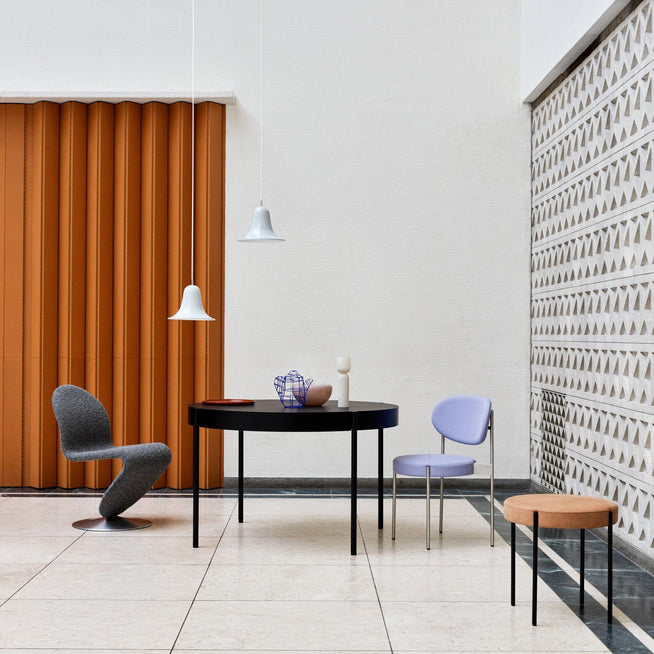 Photo of Pantop Pendant - Mint Grey - Pendellampor - Verner Panton - Grå