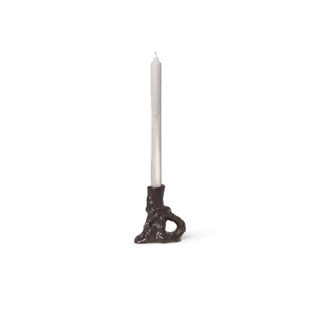 Photo of Dito Candle Holder - Lysestage - Dark Brown