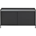 Thumbnail photo of Enfold Sideboard Low - Black/black - Sideboards - Metal/wood