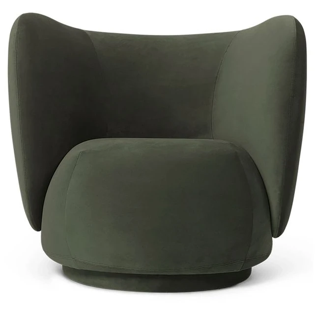 Rico Lounge Chair - Rich Velvet