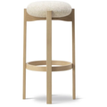 Thumbnail photo of Pioneer Stool 6831 / By Maria Bruun - Skammel - Zero 0001 / Oak Lacquered - Ø42 X H77 Cm