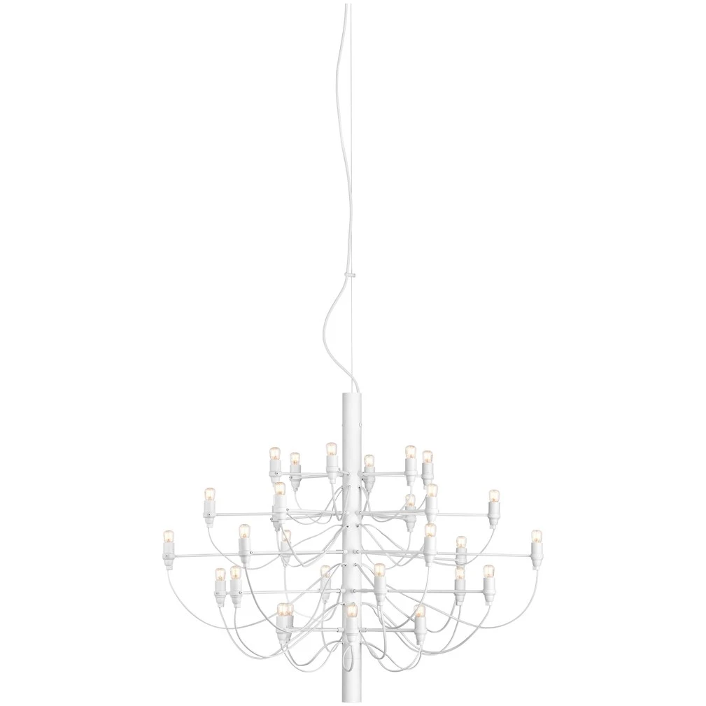 2097 Sarfatti Chandelier Matte White