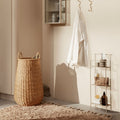 Thumbnail photo of Braided Laundry Basket - Vasketøjskurv - Flettet Rattan - Natural - Ø42 X H80 Cm