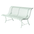 Thumbnail photo of Louisiane Bench 150 cm Ice Mint A7 - Garden Benches - Blue - Metal