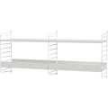 Thumbnail photo of String Wall Rack 50x30, White, 2-pack - Shelving - Nils Strinning - White - Metal