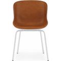 Thumbnail photo of Hyg Chair By Simon Legald / Front Upholstery - Spisebordsstol - White / Ultra Leather Brandy - H: 84 X L: 54 X D: 55,5 X Sh: 46 Cm - 6,7 Kg