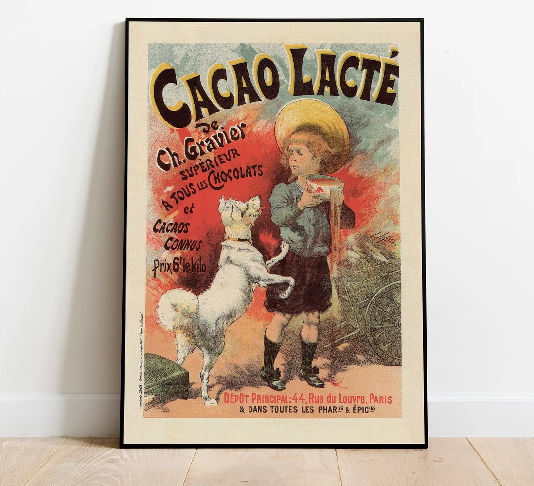 Cacao Lacte Poster
