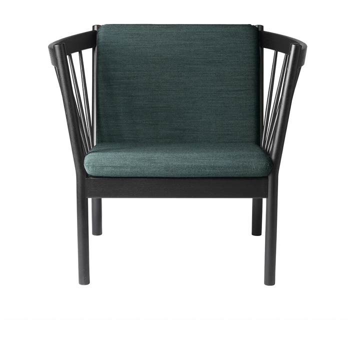 Photo of J146 Easy Armchair - Black lacquered oak