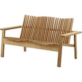 Thumbnail photo of Amaze 2-personers Sofa - Sofa - Teak - B: 145 X D: 82 X H: 77 X Sh: 38 Cm