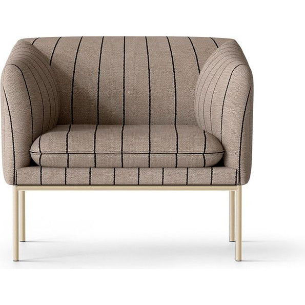 Photo of Turn 1-seater - Lænestol - Cashmere - Pasadena - Sand/black - W80 X H73,5 X D75,5 X Sh42 Cm