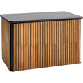 Thumbnail photo of Combine Cushion Box - Cushion Box - Teak w. Lava Grey Aluminium