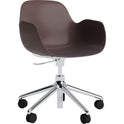 Form Armchair Swivel 5w Gas Lift Alu - Kontorstol - Aluminium / 3