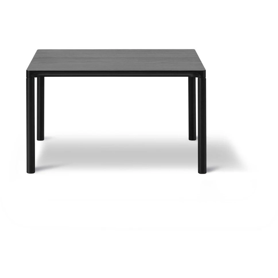 6725 Piloti Coffee Table 63x63x35 cm - Black Lacquered Oak