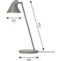 Thumbnail photo of Njp Mini Bordlampe Taupe
