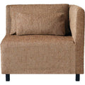 Thumbnail photo of Camphor Sofa Module Corner Element Incl. 2 Cushions - Camel