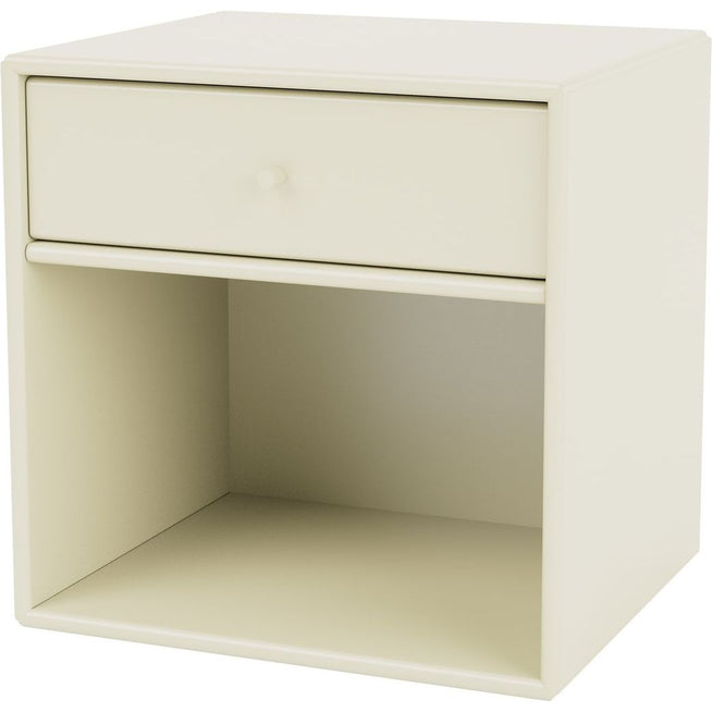 Photo of Dream Nightstand, Suspension Rail - Vanilla - Bedside Table - Peter J. Lassen - White