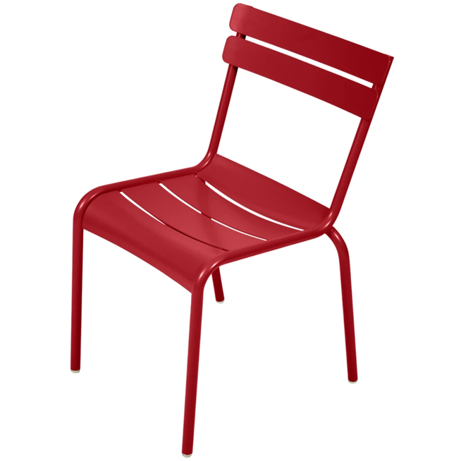 Photo of Luxembourg Chair Poppy 67 - Garden chairs - Frédéric Sofia - Red - Metal