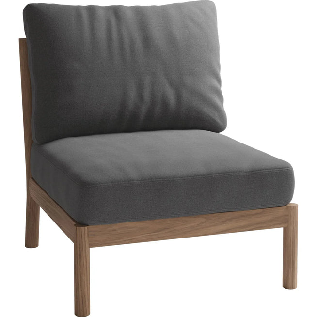 Photo of Tradition Spacer Module, Charcoal, Teak Fsc 100% - Utomhussoffor - Povl B. Eskildsen