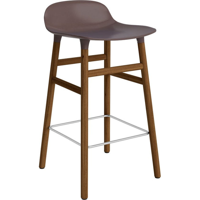 Photo of Form Bar Stool 65 Cm Walnut