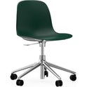 Form Swivel Chair, 5w Office Chair Green