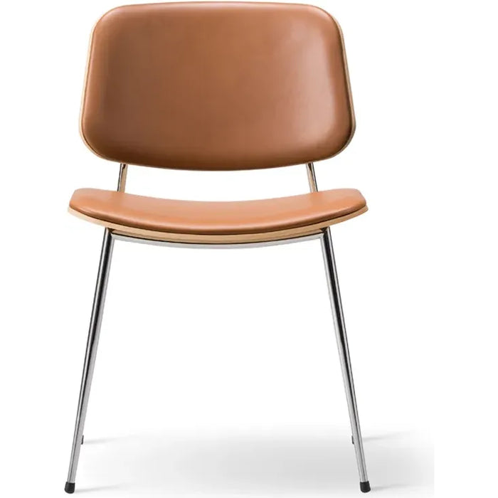 Photo of Søborg 3062 Metal Base Chair - Front Upholstered
