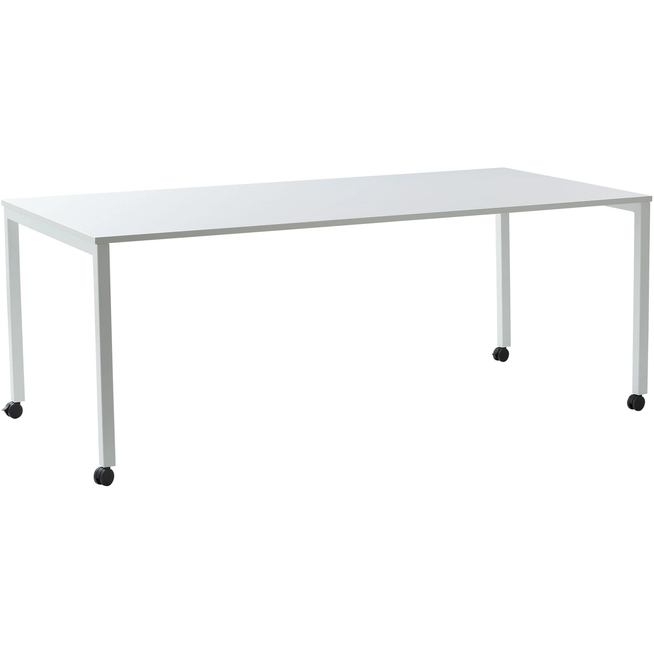 Photo of Panton Move Table White - Matbord - Verner Panton - Vit - Mdf/laminat/metall