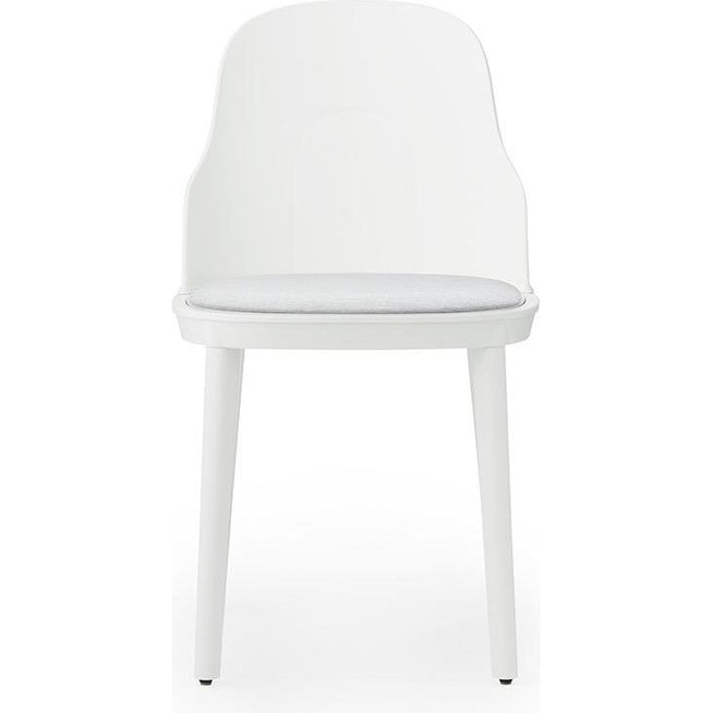 Photo of Allez Chair Upholstered Canvas - Dining Chair - White - H: 79 X L: 45 X D: 50 X Sh: 45,5 Cm