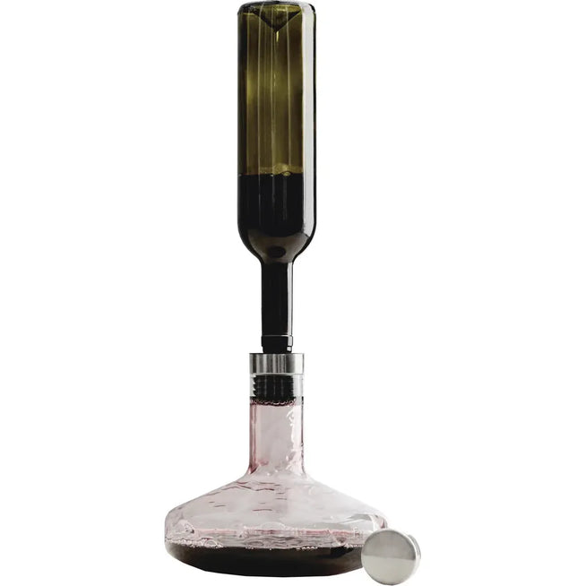 Photo of Wine Breather Deluxe Clear/steel - Vinkaraffer Och Dekantering
