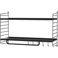 Thumbnail photo of String Wall Rack 50x30, Black, 2-pack - Shelving - Nils Strinning - Black - Metal