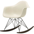 Eames Plastic Armchair Rar - 11 Pebble - Basic Dark Base - Dark Maple - Matstolar - Charles & Ray Eames - Vit - Metall/trä/plast