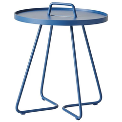 Photo of On-the-move Side Table - Side Table - Dusty Blue - Small - Ø: 44 x H: 54 cm