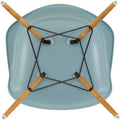 Thumbnail photo of Eames Plastic Armchair DAW - 23 Ice Grey - Golden Maple - Dining Chairs - Metal/Wood/Plastic