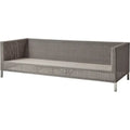 Thumbnail photo of Connect Soffa 3-sits, Taupe, Dyna: Brun,cane-line Weave - Utomhussoffor - Cane-line Design Team