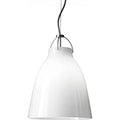 Thumbnail photo of Caravaggio 2 Pendant White Opal Glass-grey Textile Cord