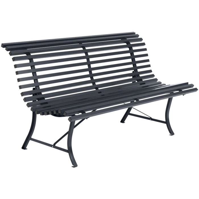 Photo of Louisiane Bench 150 cm, Anthracite - Garden benches - grey - metal