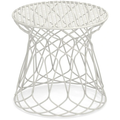 Re-found Pouf, Matt White, No Cushion - Utomhuspallar & Puffar - Patricia Urquiola - Vit