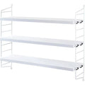 Thumbnail photo of String Pocket White - Wall shelves - Nils Strinning - Wood-coloured, white - Metal/wood