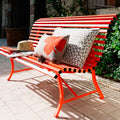 Thumbnail photo of Louisiane Bench 150 cm, Cedar Green - Garden benches - Green - Metal
