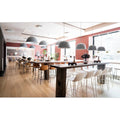 Thumbnail photo of Fiber Tube Bar Chair with Backrest 75 cm