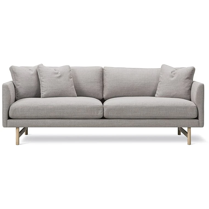 Photo of Calmo Sofa 95 5652 By Hugo Passos - 2 Personers Sofa - Omni 377 Dark Brown / Matt Chrome - W200 X D90 X H75,5 X Sh41 Cm
