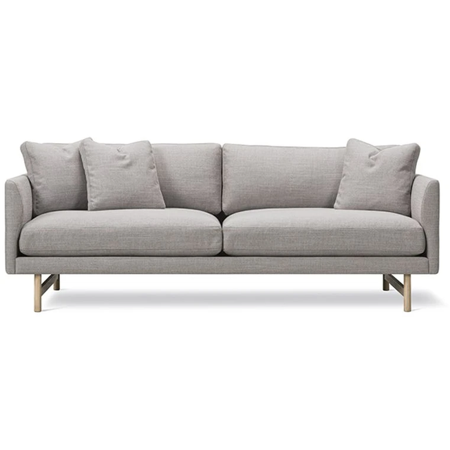 Photo of Calmo Sofa 95 5652 By Hugo Passos - 2 Personers Sofa - Omni 377 Dark Brown / Matt Chrome - W200 X D90 X H75,5 X Sh41 Cm