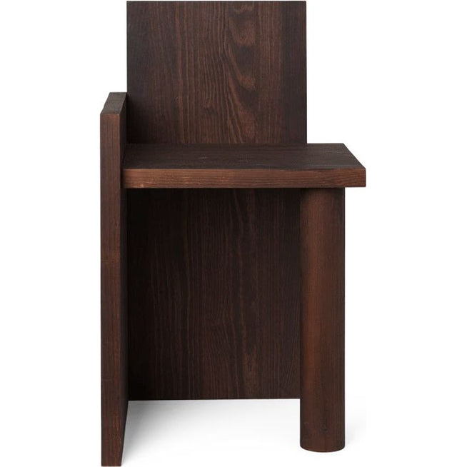 Photo of Uta Piece H: 74 Cm - Dark Oiled Pinewood