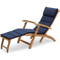 Barriere Deck Chair Cushion Outdoor Textile/marine - Dynor & Kuddar - Skagerak Design Team - Blå