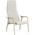 Lamino Arm Chair White Pigmented Oak/Sheep Skin