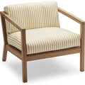 Thumbnail photo of Virkelyst Chair, Teak, Fossflakes Padding, Outdoor Textile /