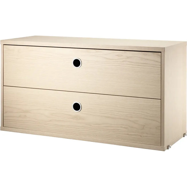 Photo of String drawer unit 78x30, Ash - Shelving - Nils Strinning - Wood-coloured - Wood