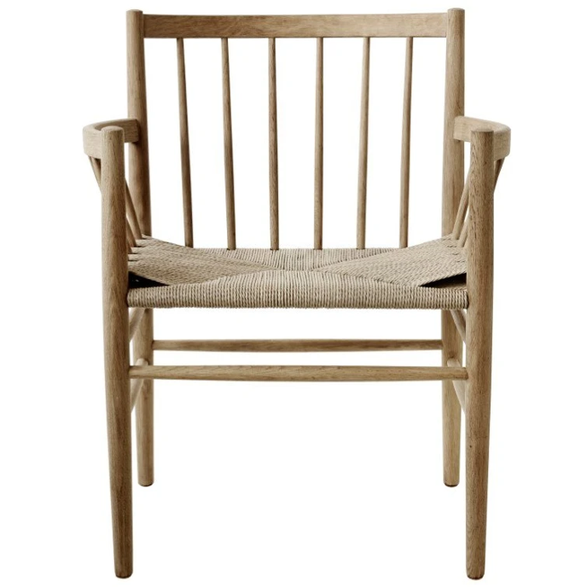 Photo of J81 Chair With Arms Oak Nature