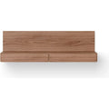 Thumbnail photo of Tana Wall Mounted Media Module - Hylde - Walnut - H40,6 X W130 X D35,2 Cm