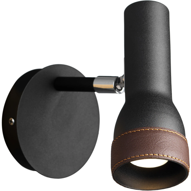 Photo of Talc Wall Lamp, Black, Wired - Bedside Lamps - Marge Architects - Black