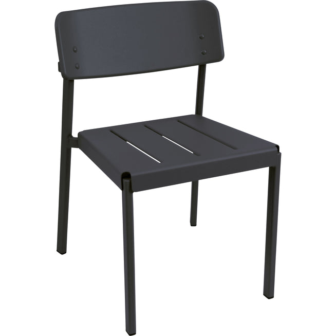 Photo of Shine Chair Black - Outdoor dining chairs - Arik Levy - Black - Metal